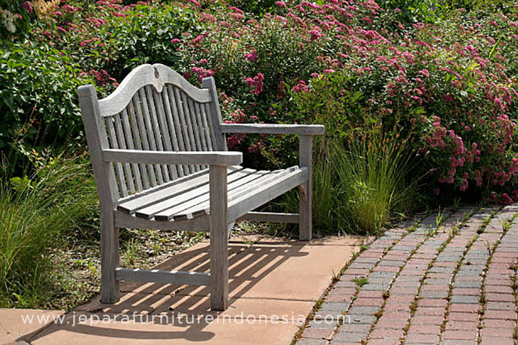 Teak Bench Classic Outdoor for Garden at The Village