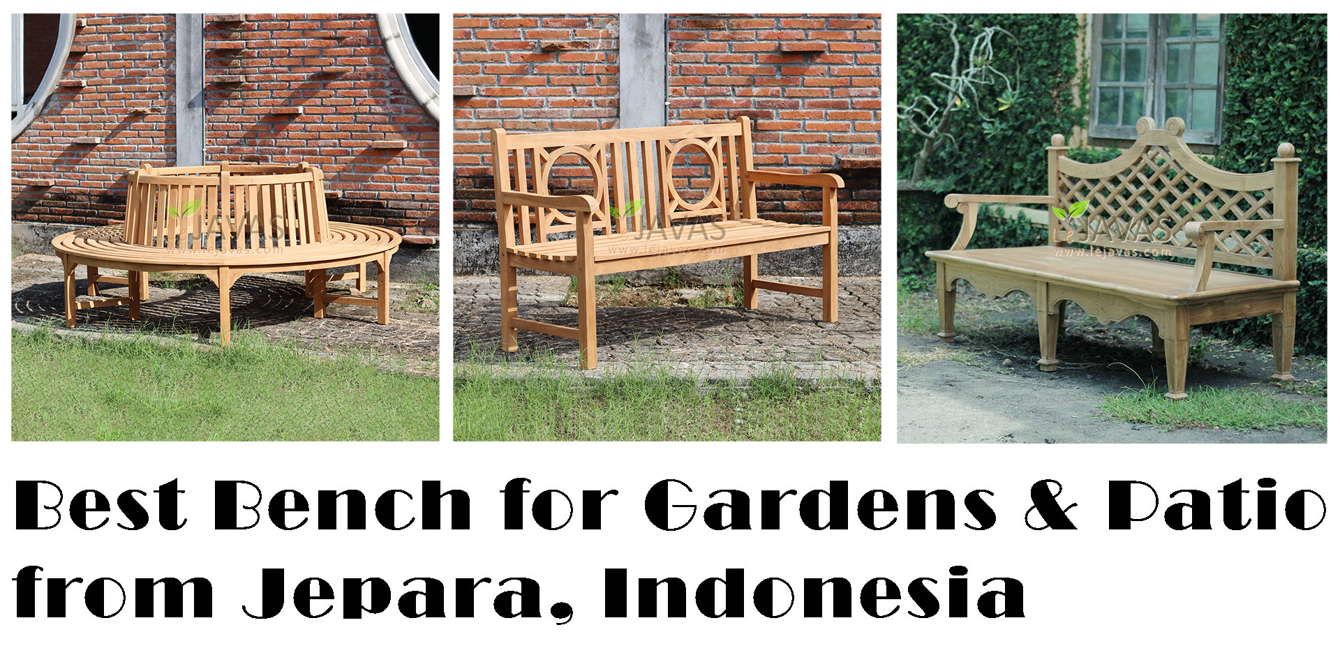 10 Best Benches for Gardens from Indonesian Outdoor Furniture Manufacturer